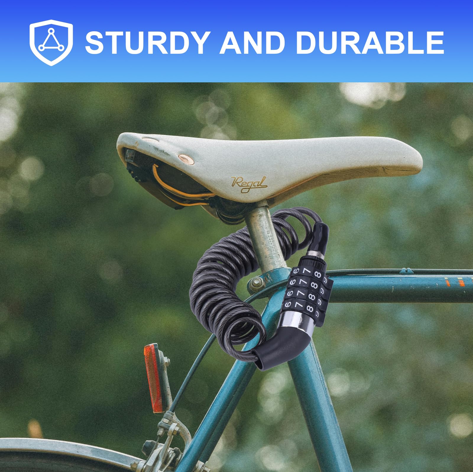 Antivol spirale Magnum pour vélo 12mm x L.1,5m - serrure à