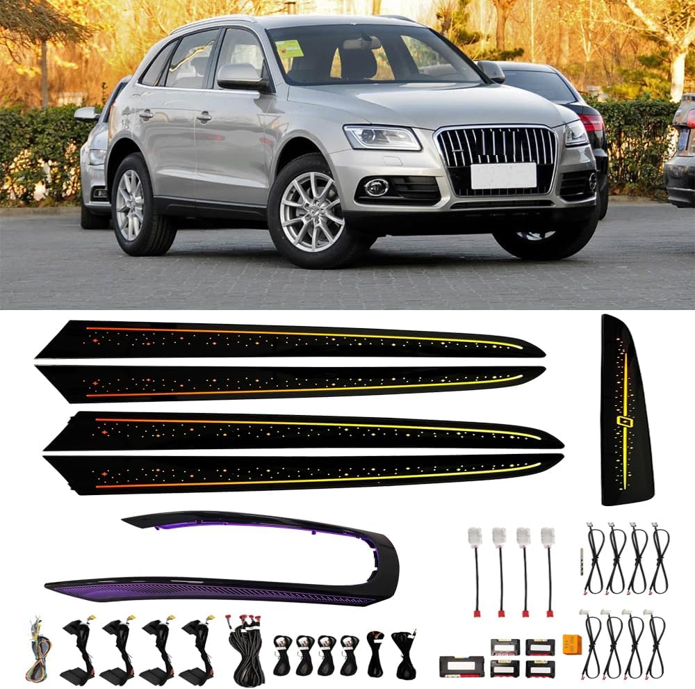 256 Color For 2010-2017 Q5 Gradient Ambient Lighting Atmosphere Light