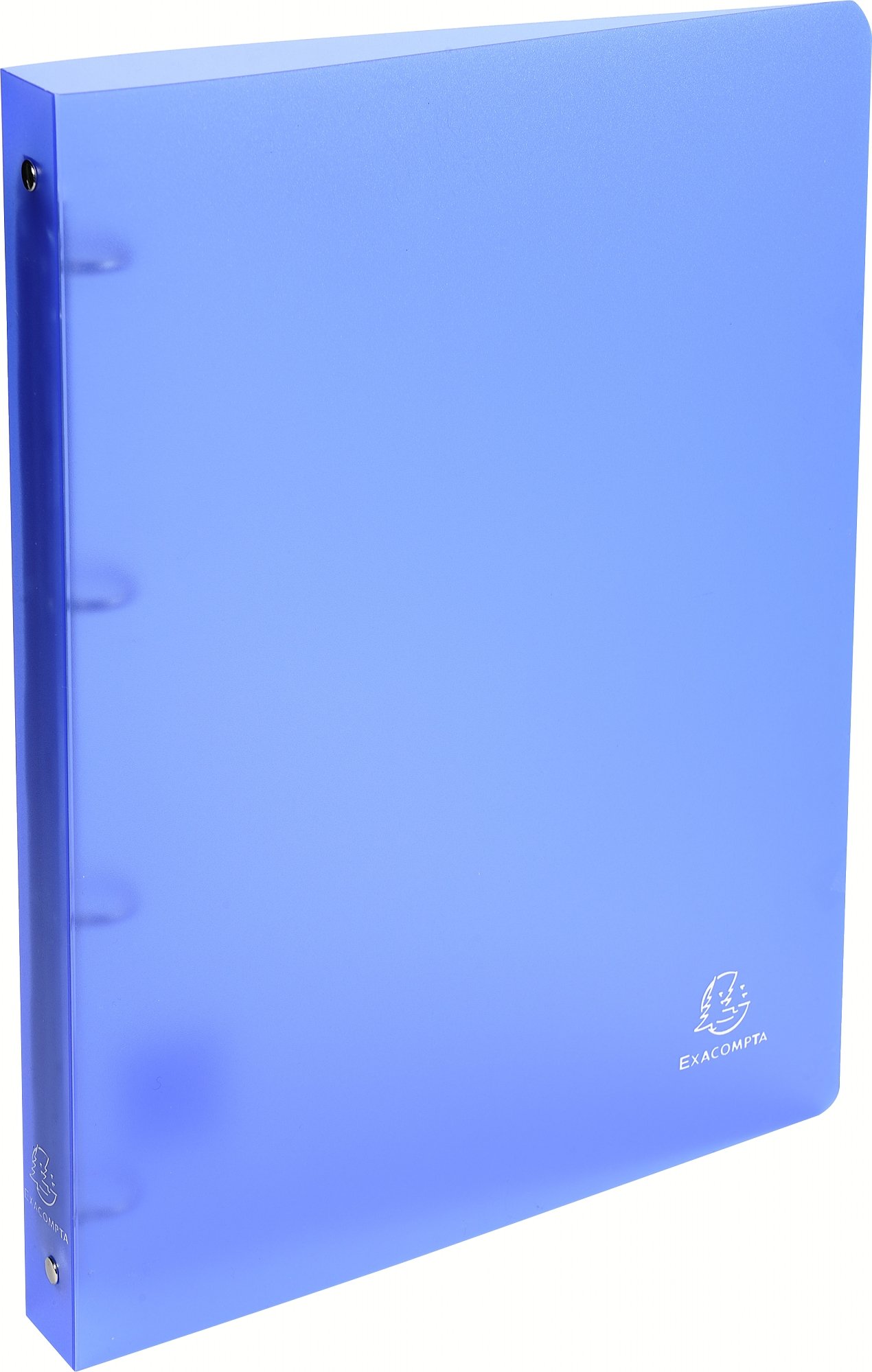 Exacompta, Ref. 514699E, 1 Semi-rigid translucent PP binder, 4 round rings, diameter 20 mm, Spine 30 mm - Image 3