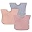 green sprouts Unisex Baby Pull-Over Bibs, Rose Set