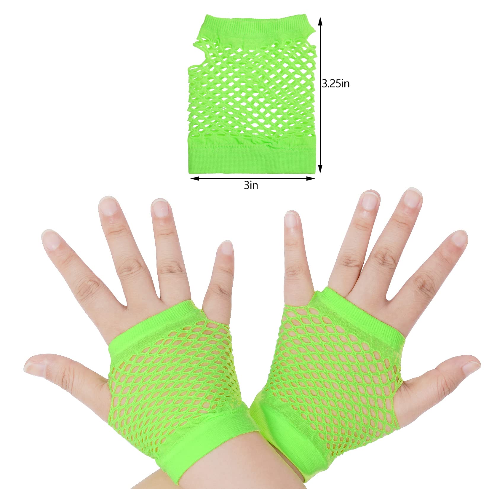 Costume Année 80 Femme Déguisement Années 80 Femme - Kit Accessoires Néon (sac, Bandeau, Bracelets, Jambières) - Pour Fête Disco Carnaval