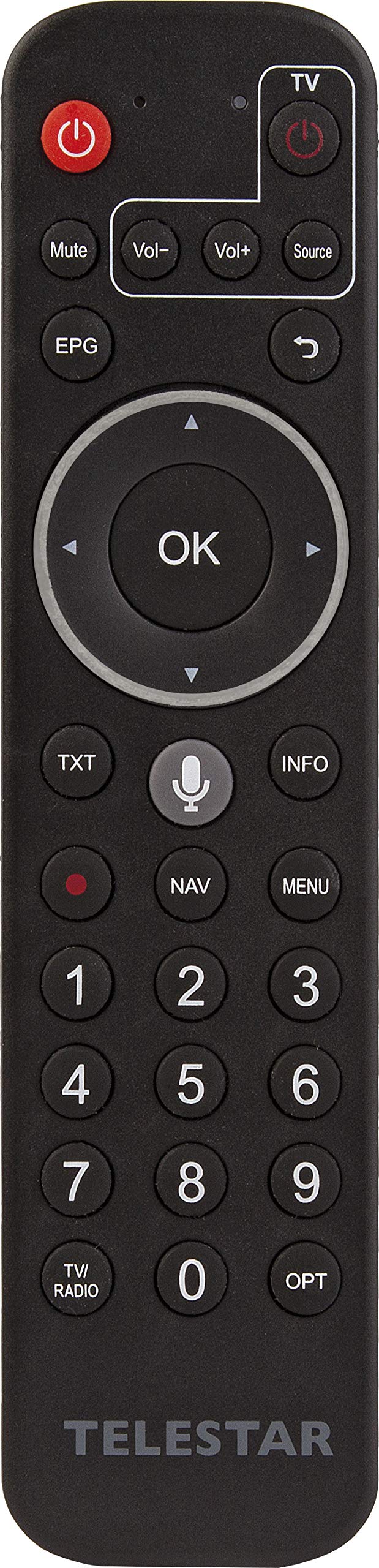 TELESTAR SMART Voice KIT – Receiver-Zubehör (für DIGIONVA 25 smart, zur vollständigen Nutzung der Alexa Funktionen – ohne zusätzliches Echo Gerät)