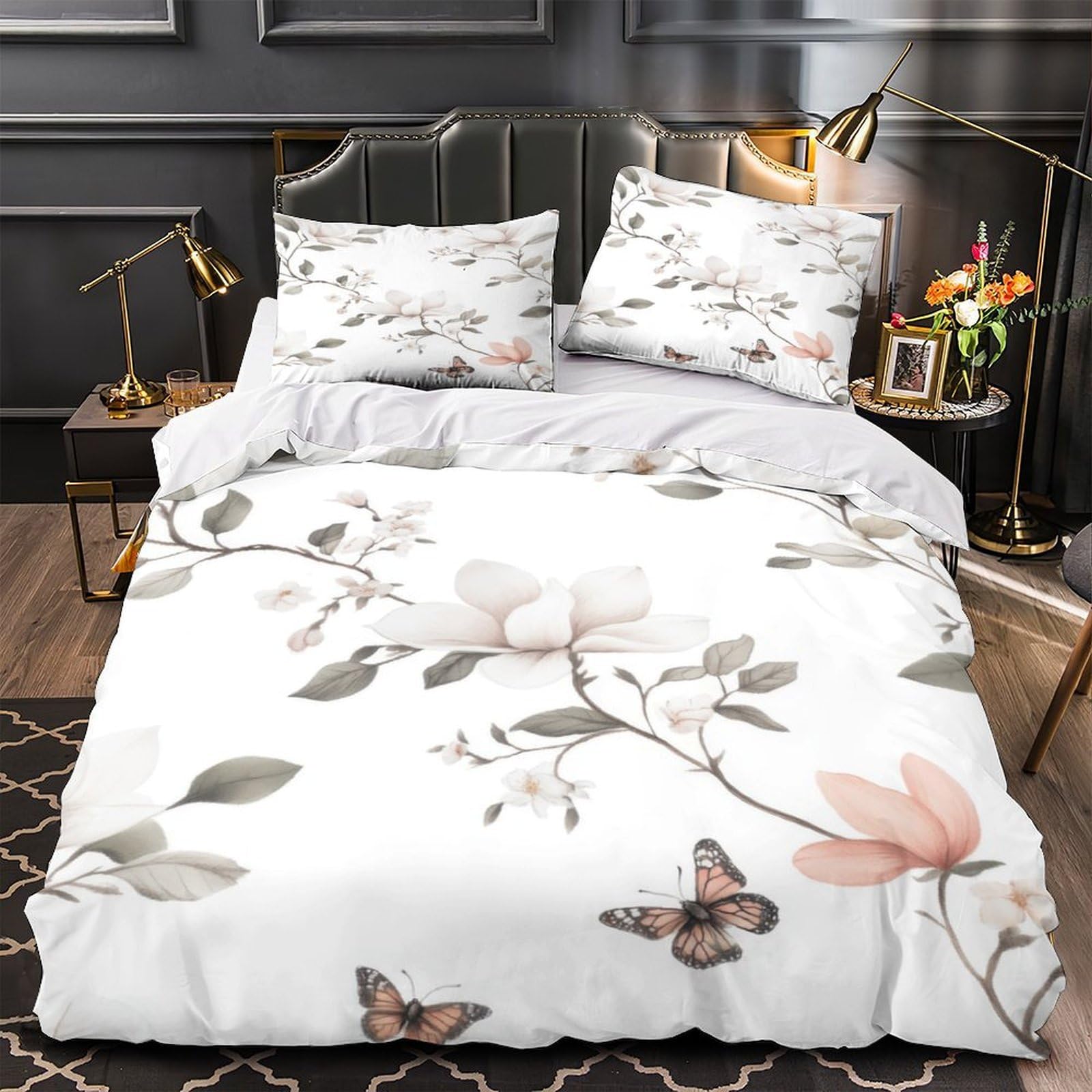 Parure de Lit 3D Super Douce Haute Densité Décoration Chambre Adulte