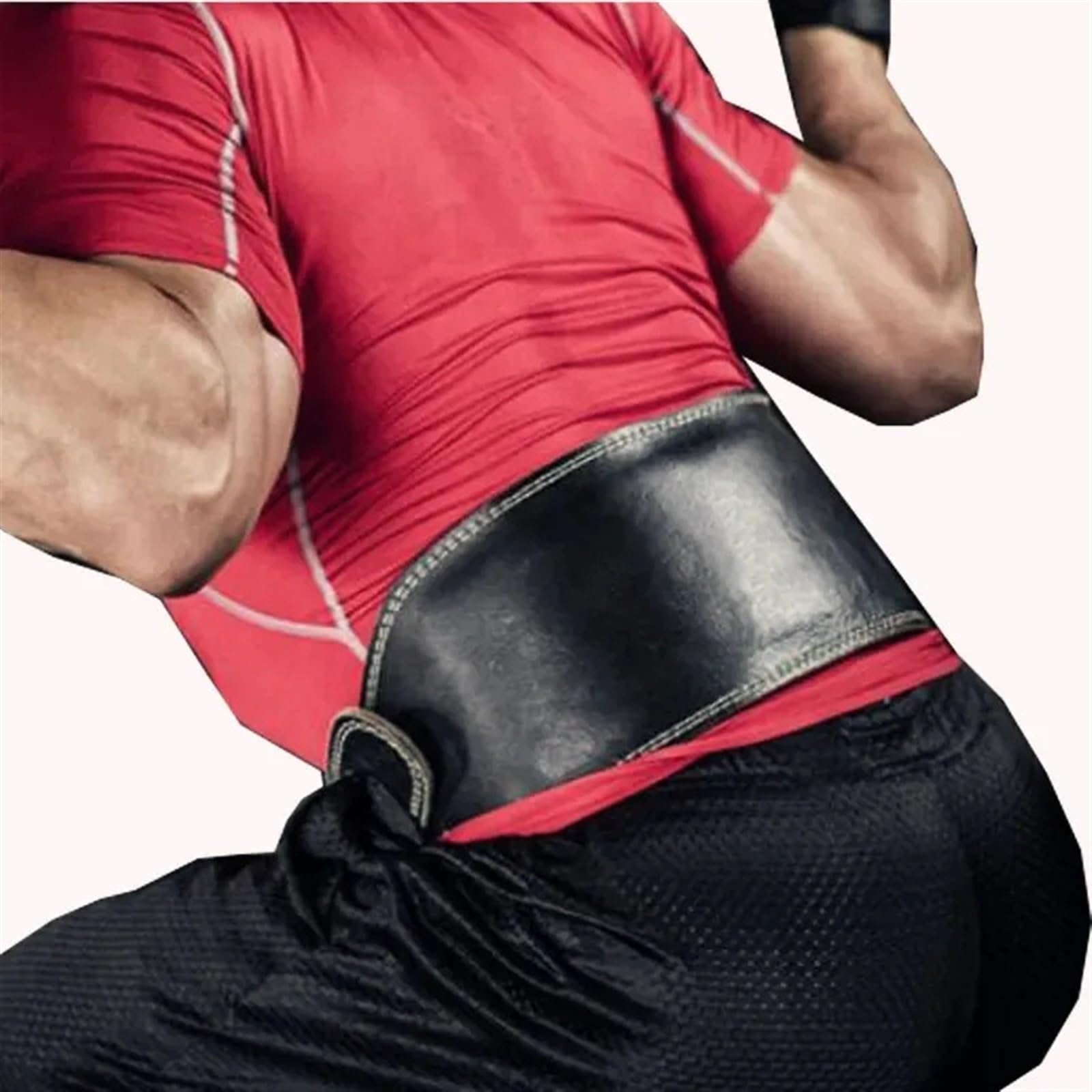 Cintura Sollevamento Pesi Cintura da uomo di larghezza 12 cm | Cintura da squat da palestra da uomo con supporto for la schiena for powerlifting e cross training