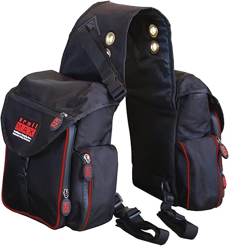 Miniatura 3 de TrailMax Serie 500 Bolsas de sillín aisladas y acolchadas para montar en senderos bolsas acolchadas y aisladas para caballos bolsas acolchadas y
