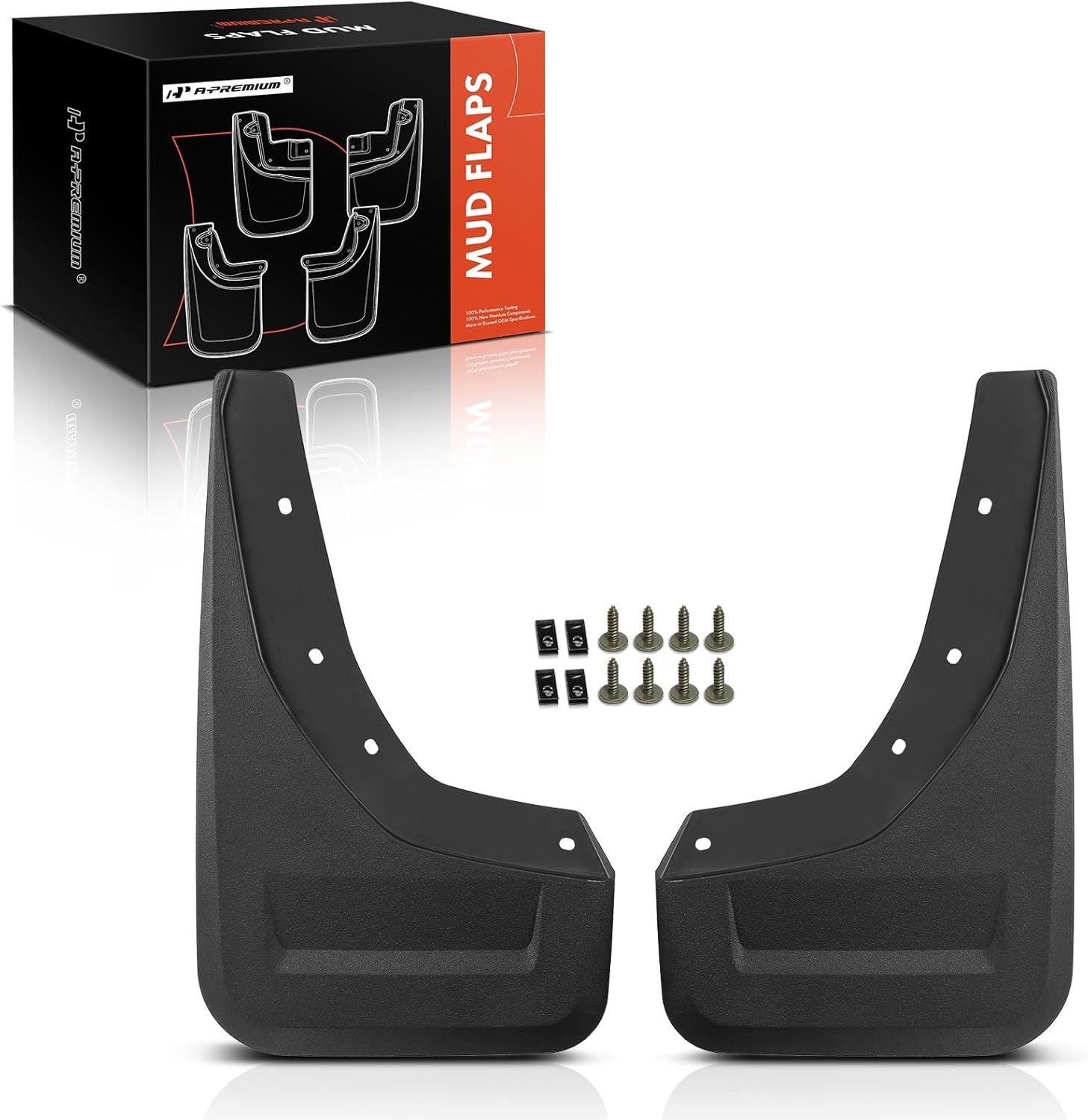 A-Premium Mud Flaps Compatible with Ram 1500 TRX 2021-2023, No Drilling Required Mud Guards with Hardware Accessories, Set of 2 Front Side
