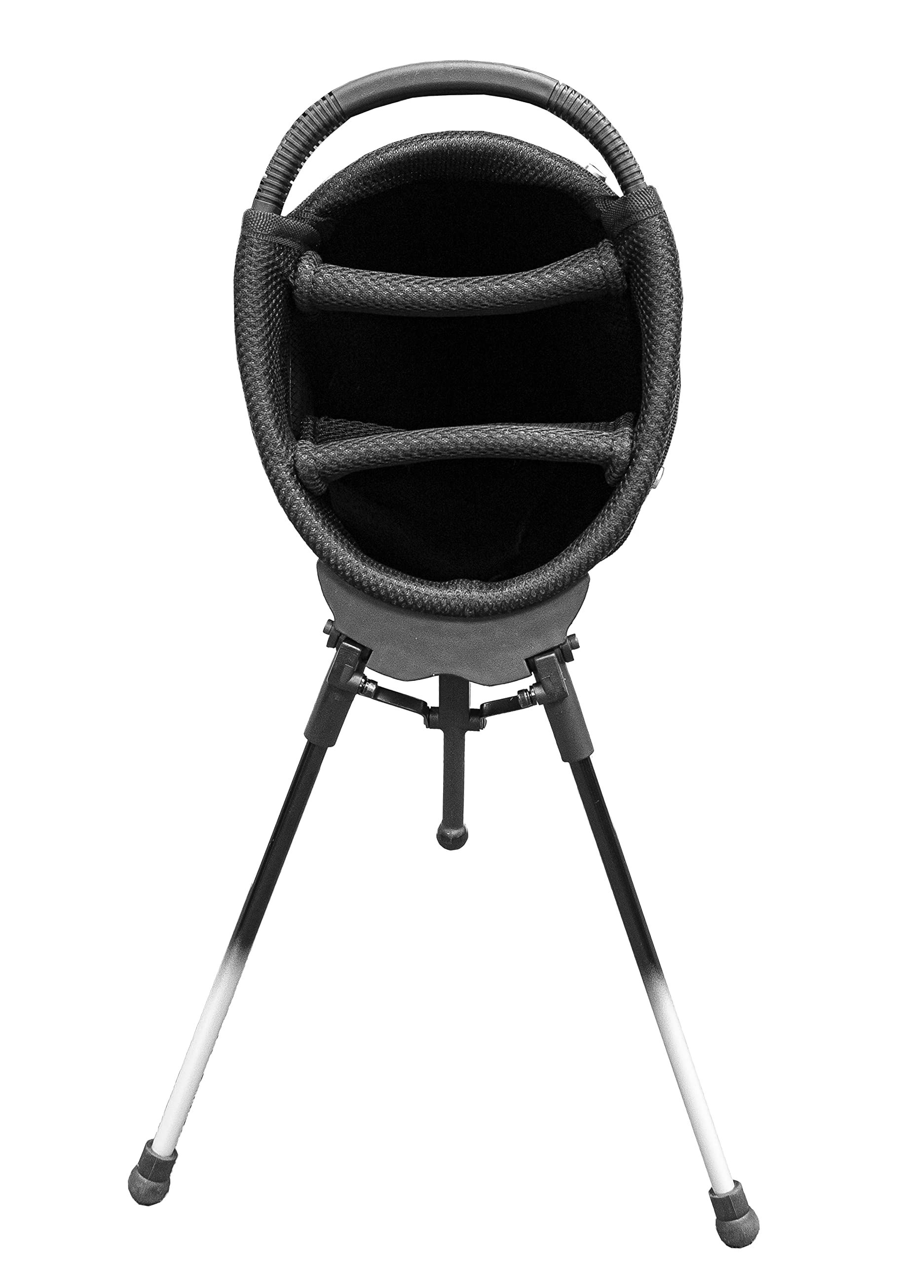 Longridge 7" Tri Lite Sonntags-Golf-Tragetasche - Schwarz/Silber