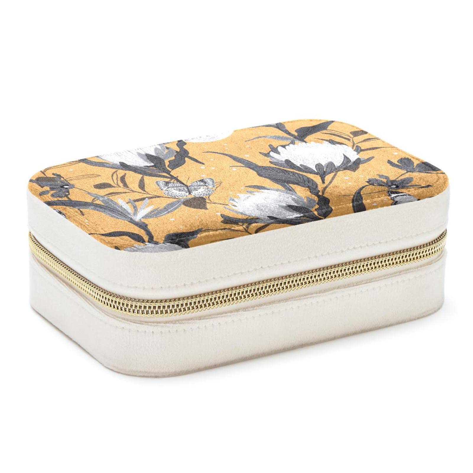 Boîte à bijoux de voyage Protea - Cadeau demoiselle d'honneur parfait et boîte de rangement fille