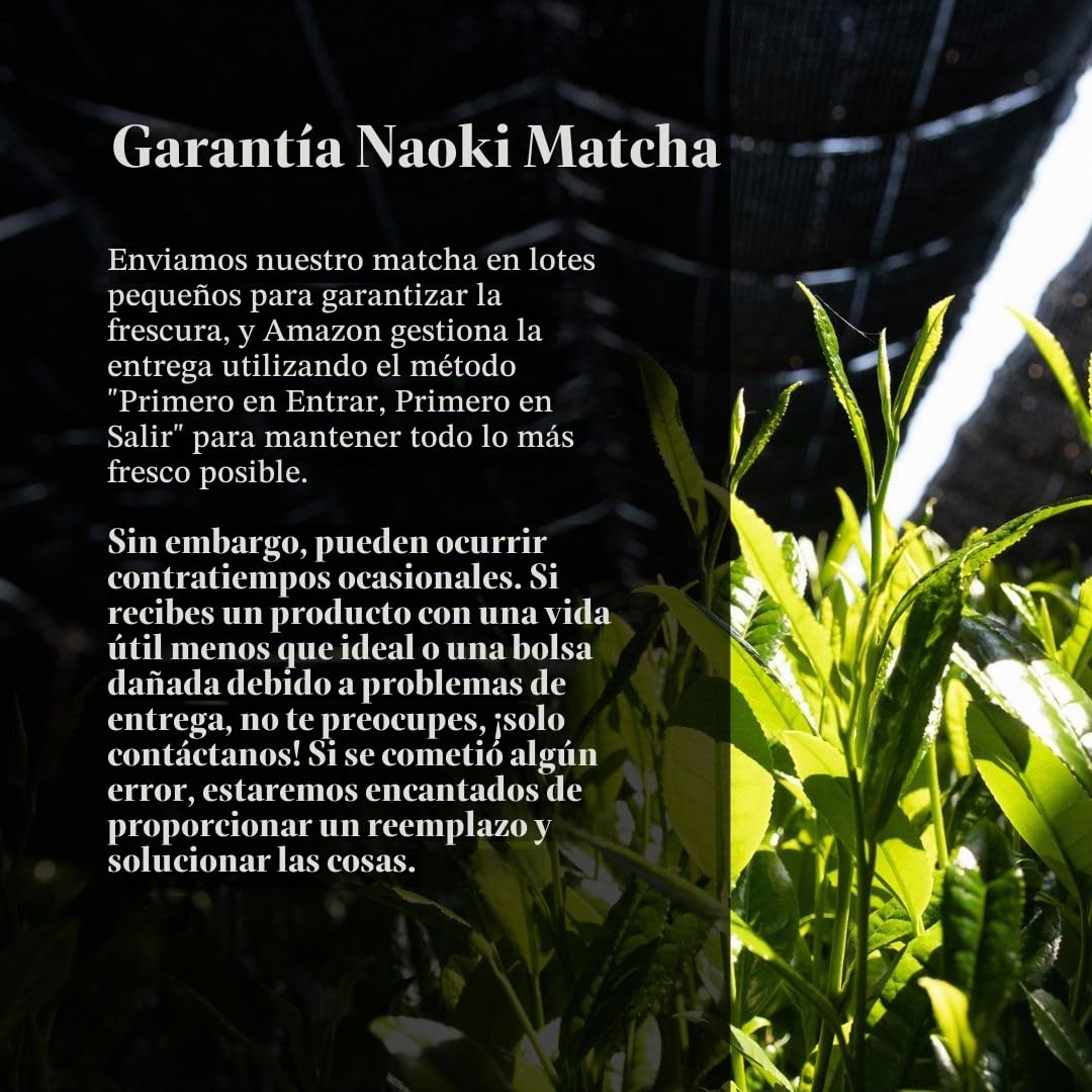 Naoki Matcha (Mezcla ceremonial superior, 40 g / 1.4 oz) - Auténtico té verde matcha japonés en polvo de grado ceremonial de Uji, Kyoto
