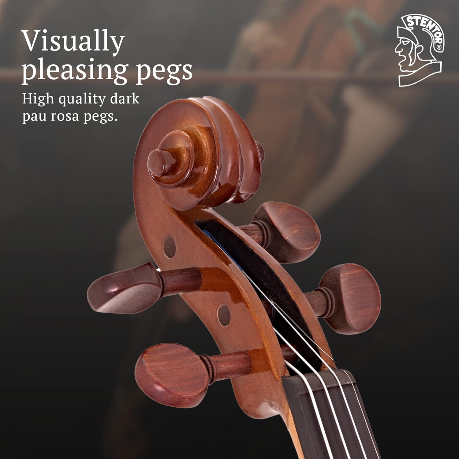 Stentor 1400A2-4/4 4-String Violin, 4/4