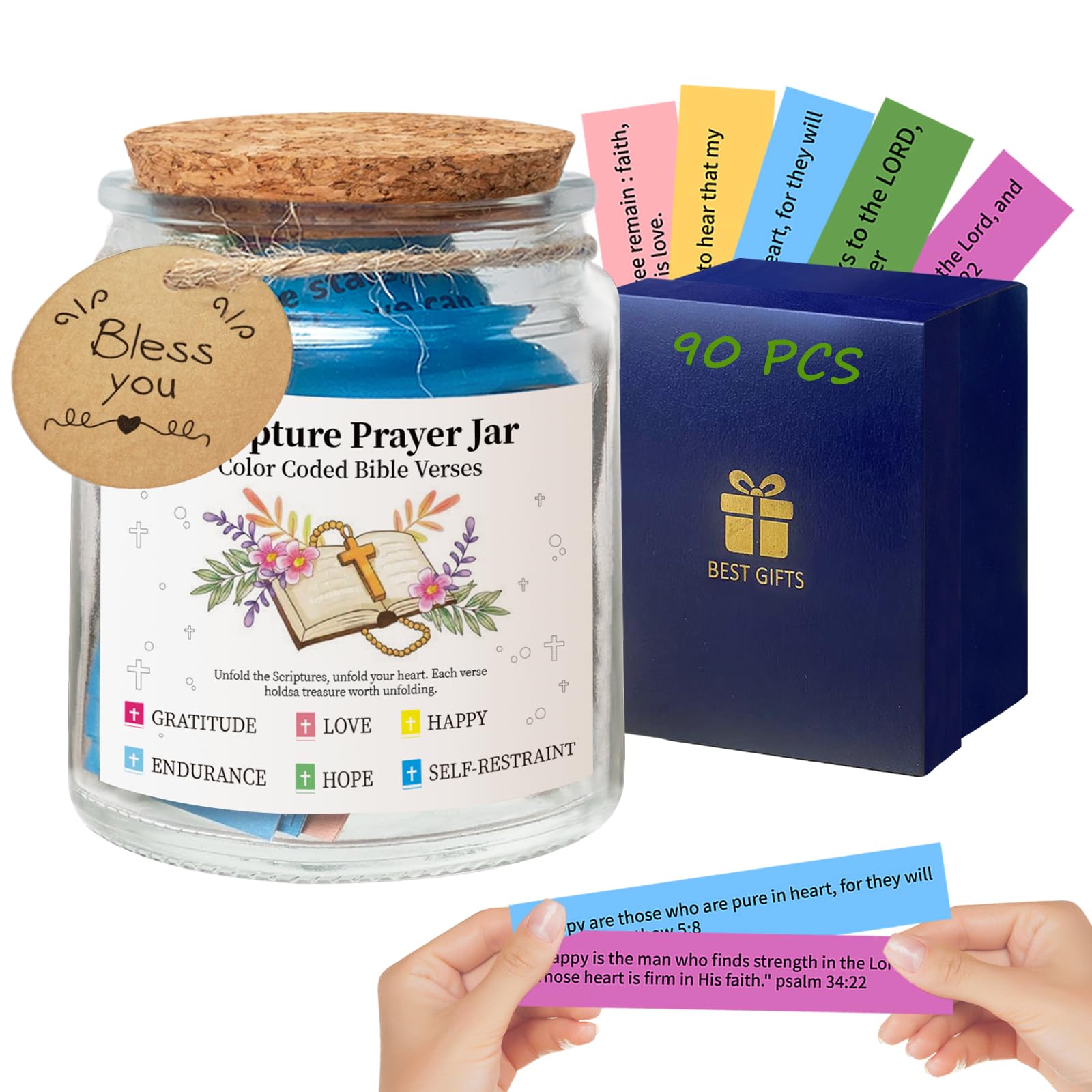 Bocal Avec Versets De La Bible « Read Me When » - Bocal En