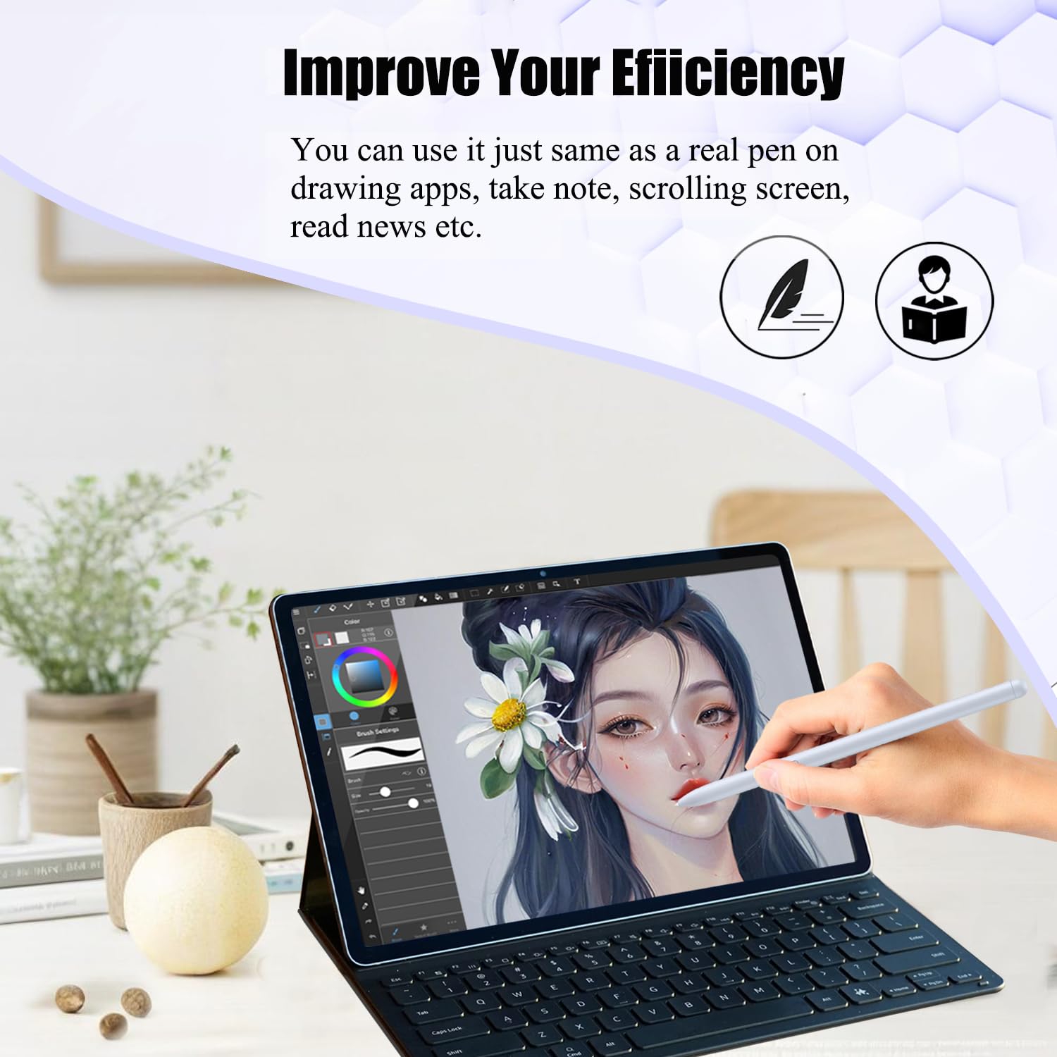 Galaxy Tab S10 FE S Pen Replacement for Samsung Galaxy Tab S10 FE