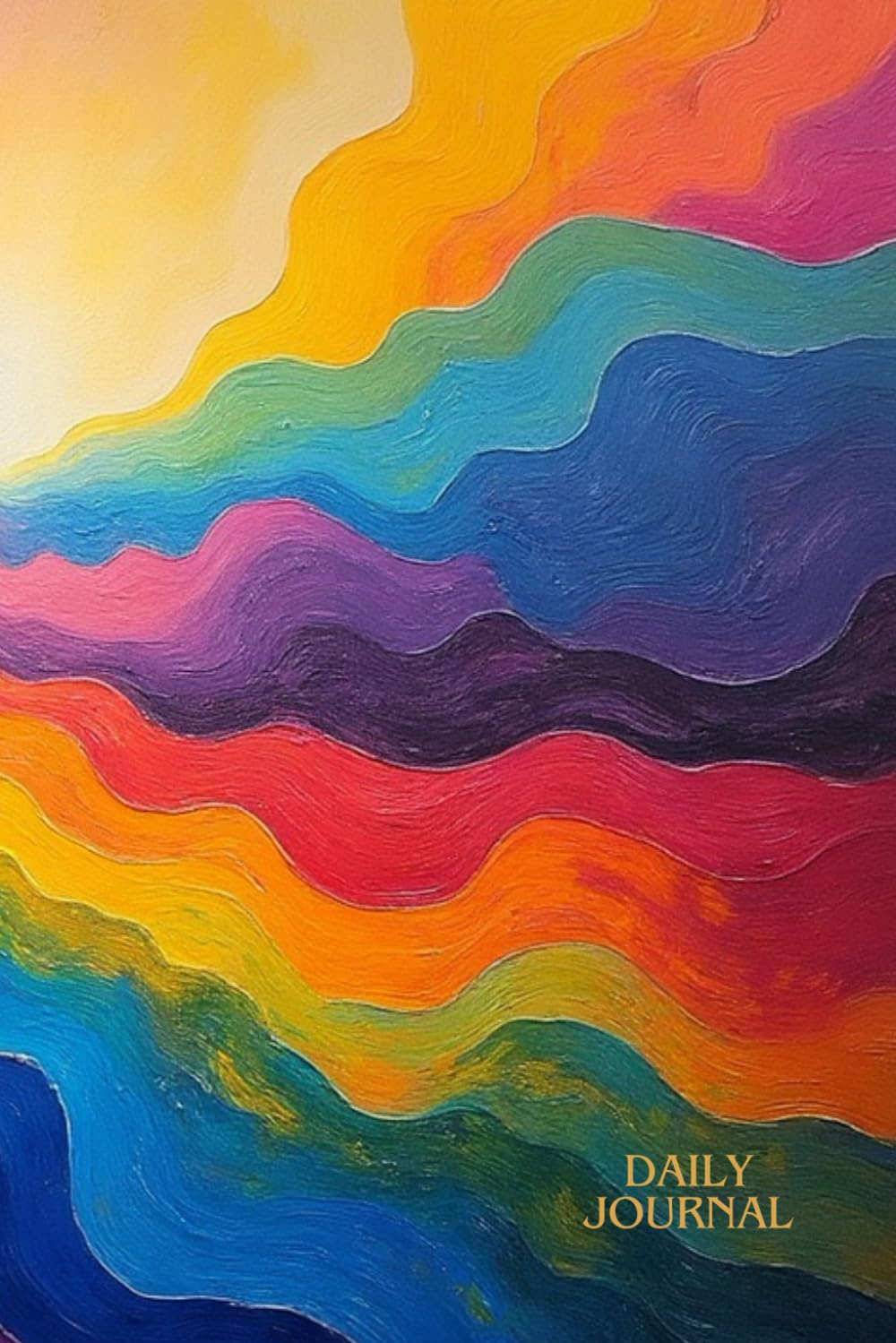 Daily Journal - Rainbow Collection: 250 Lined Pages | 6x9 Inches | Glossy Cover