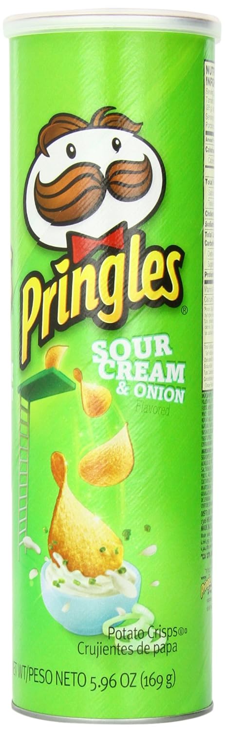 Pringles Sour Cream and Onion Super Stack, 5.96 Ounce (Pack of 14)