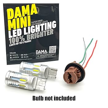 maとa Amazon.com: DAMA 7443 T20 Turn Signal/Reverse Light Bulb