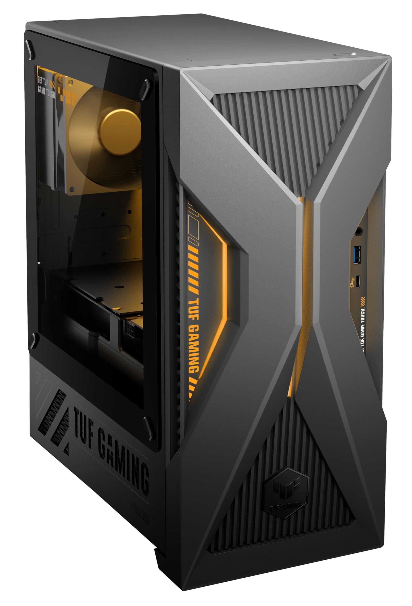 ASUS TUF T500 (2025) Gaming Desktop PC, Intel® Core™ i5-13420H Processor, NVIDIA® GeForce RTX™ 3050, 512GB M.2 NVMe™ PCIe® 4 SSD, 16GB DDR5 RAM, Windows 11 Pro, T500MV-DS553