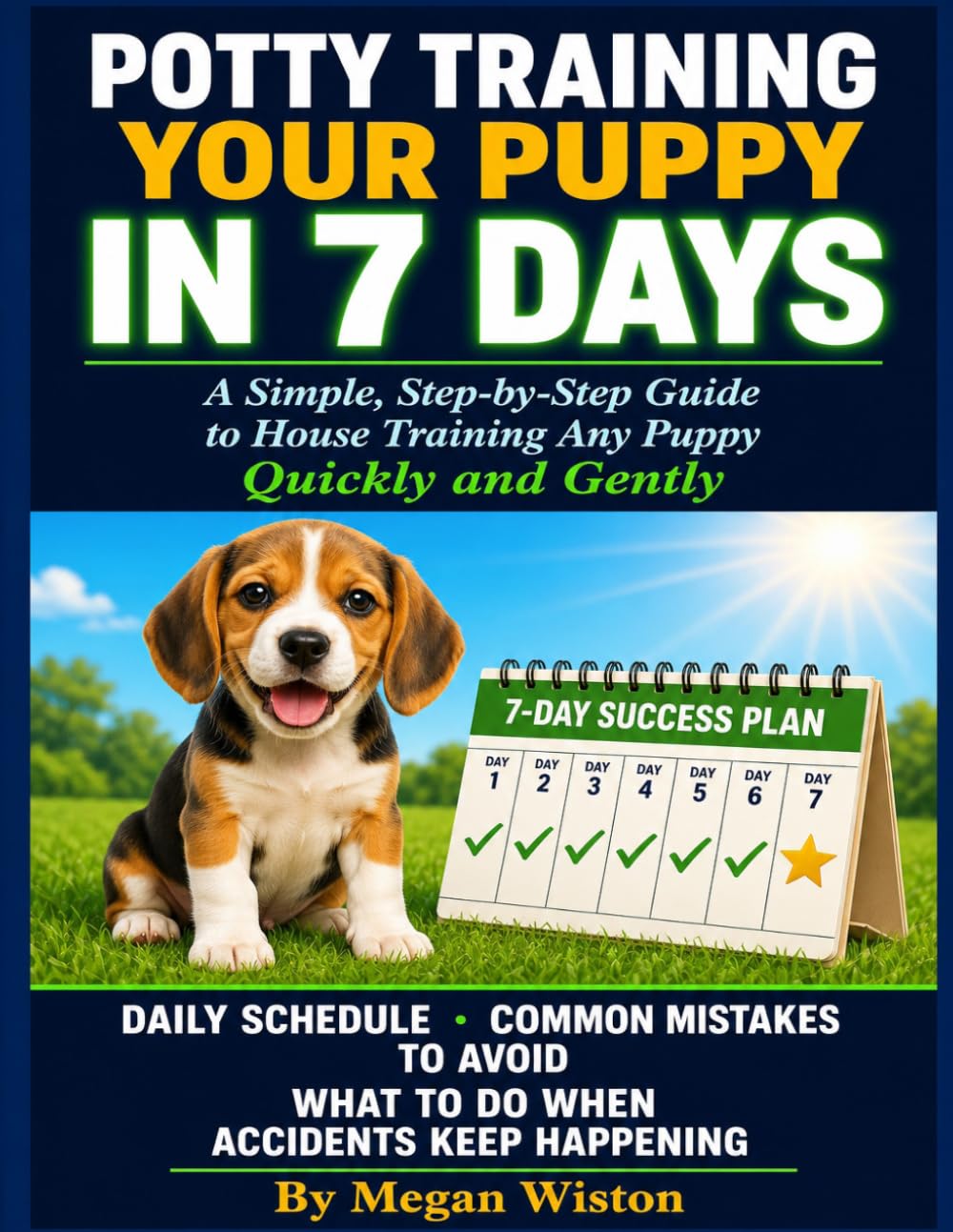 POTTY TRAINING YOUR PUPPY IN 7 DAYS: A Simple, Step-by-Step Plain-English Guide to House Training Any Puppy Quickly and Gently With a Daily Schedule, Common Mistakes to Avoid, and What to Do.