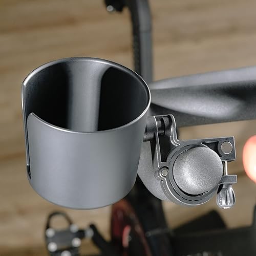 Miniatura 9 de CyclingDeal Soporte ajustable para botella de agua, soporte ajustable para bicicletas de ejercicio en interiores con barras redondas, compatible con