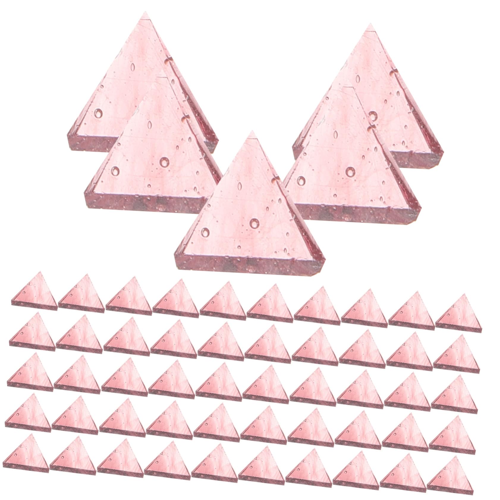 NUOBESTY 2 Set Mica Minuscolo Bianco Arredamento Decorativo Decorazione Casa Mattonelle Tessere Di Mosaico Frammento Di A Mosaico Bicchiere 290 Pezzi*2