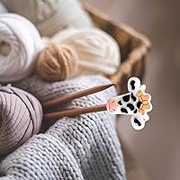 Vista 3 de 20 piezas de protectores para puntas de agujas de tejer con lindos animales, protectores para agujas de tejer, tamaño US 2.5-13 (3mm-9mm)