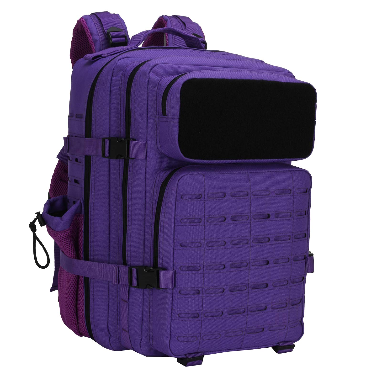 W WINTMING Sparklekle Military Tactical Backpack 45L 3 Day Assault Pack Waterproof Molle Hiking Rucksack for Men