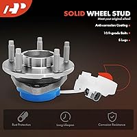 Vista 7 de A-Premium Cojinete de rueda trasera y conjunto de cubo con ABS y 5 lengüetas compatible con Chevrolet Corvette 1997-2008 y Cadillac XLR 2004-2008