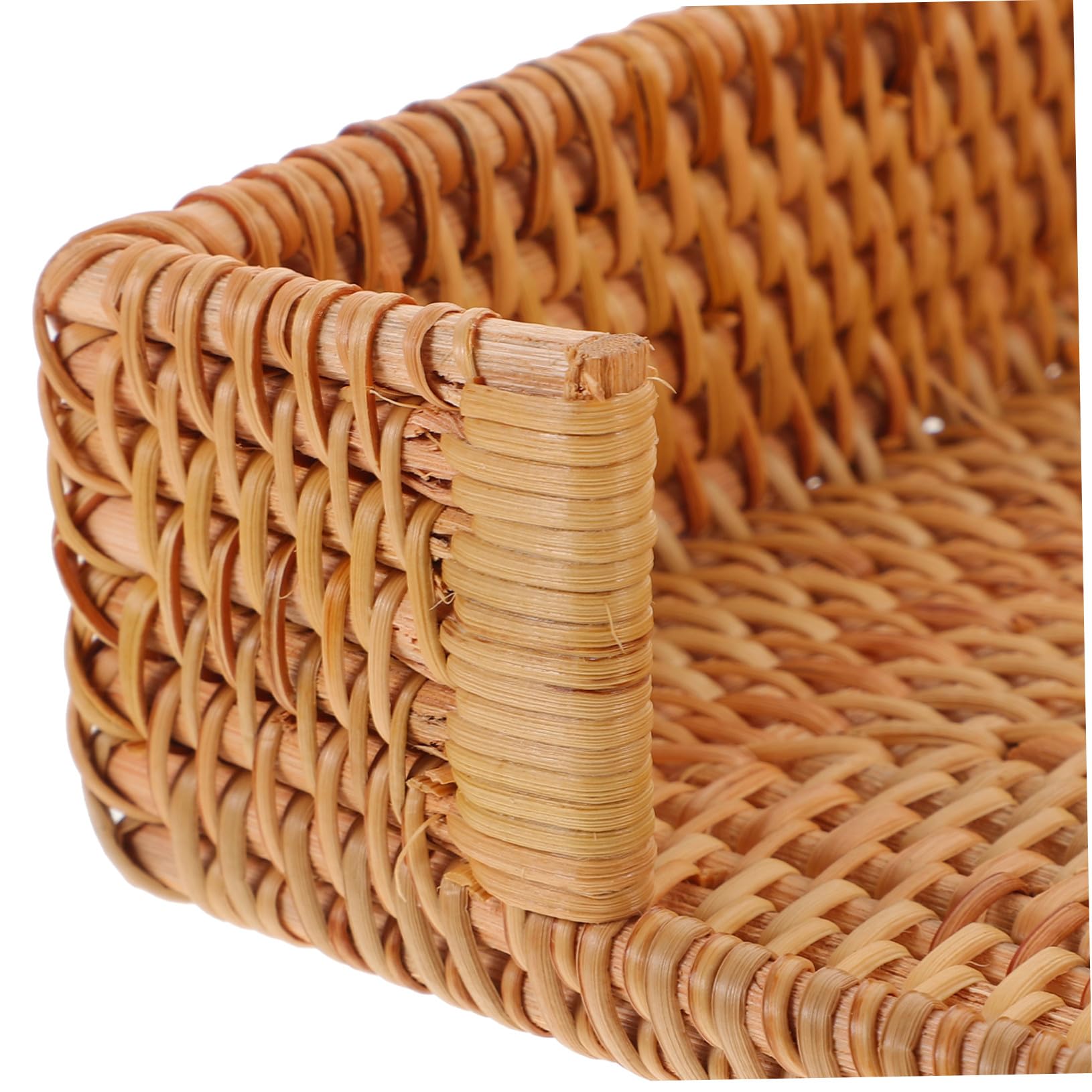 Alipis Rangement de Serviettes Papier Distributeur de Mouchoirs Tressé Boîte à Mouchoirs pour Cuisine et Bureau Organisateur de Papier