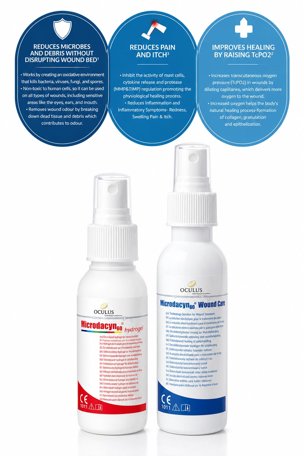 Microdacyn Wound Care Spray 100ml | Advanced Hypochlorous Solution for Wound Healing & Infection Prevention For All Ages — Amazon image 3