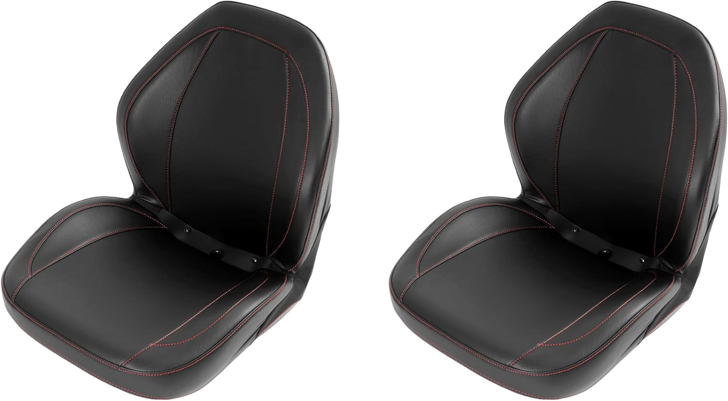 ALMULOO 2PCs Complete Seats Replacement for 5UG-F4710-00-00 Compatible with Yamaha Rhino 450 660 700 Series Plastic Bucket Seats Replacement Black