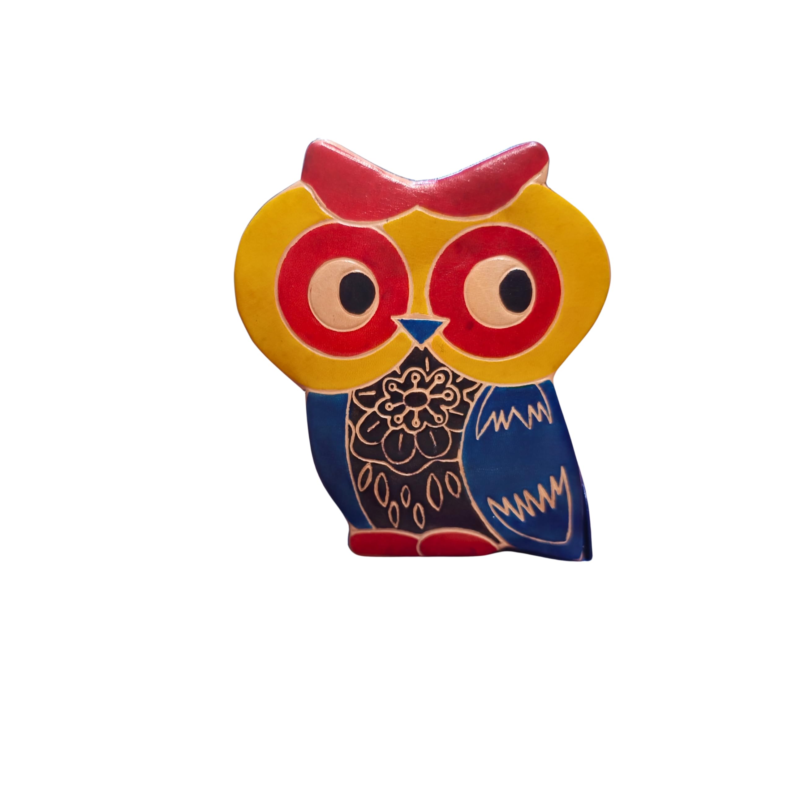 Chitrahar Genuine Leather Handcrafted Owl Shaped Piggy Coin Bank for Kids, Blue (B0D73ZJ63B) Amazon Price History, Amazon Price Tracker