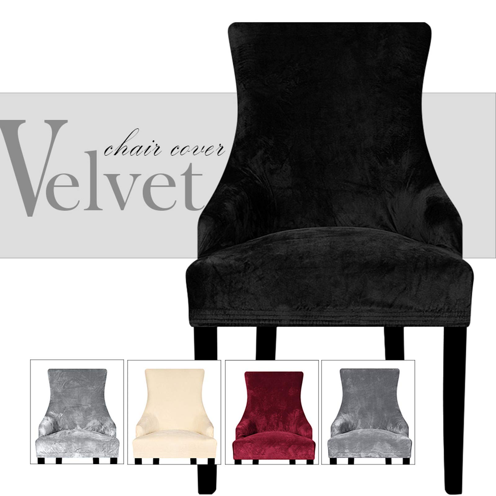 Amazoncom Lellen Velvet Stretch Wingback Chair Cover Slipcover Reusable Arm Chair Protector Cover For Dining Room Banquet Home Decor Etc Machine Washable Hand WashableSet Of 1 Amazoncom Lellen Velvet Stretch Wingback Chair Cover Slipcover Reusable Arm Chair Protector Cover For Dining Room Banquet Home Decor Etc Machine Washable Hand WashableSet Of 1