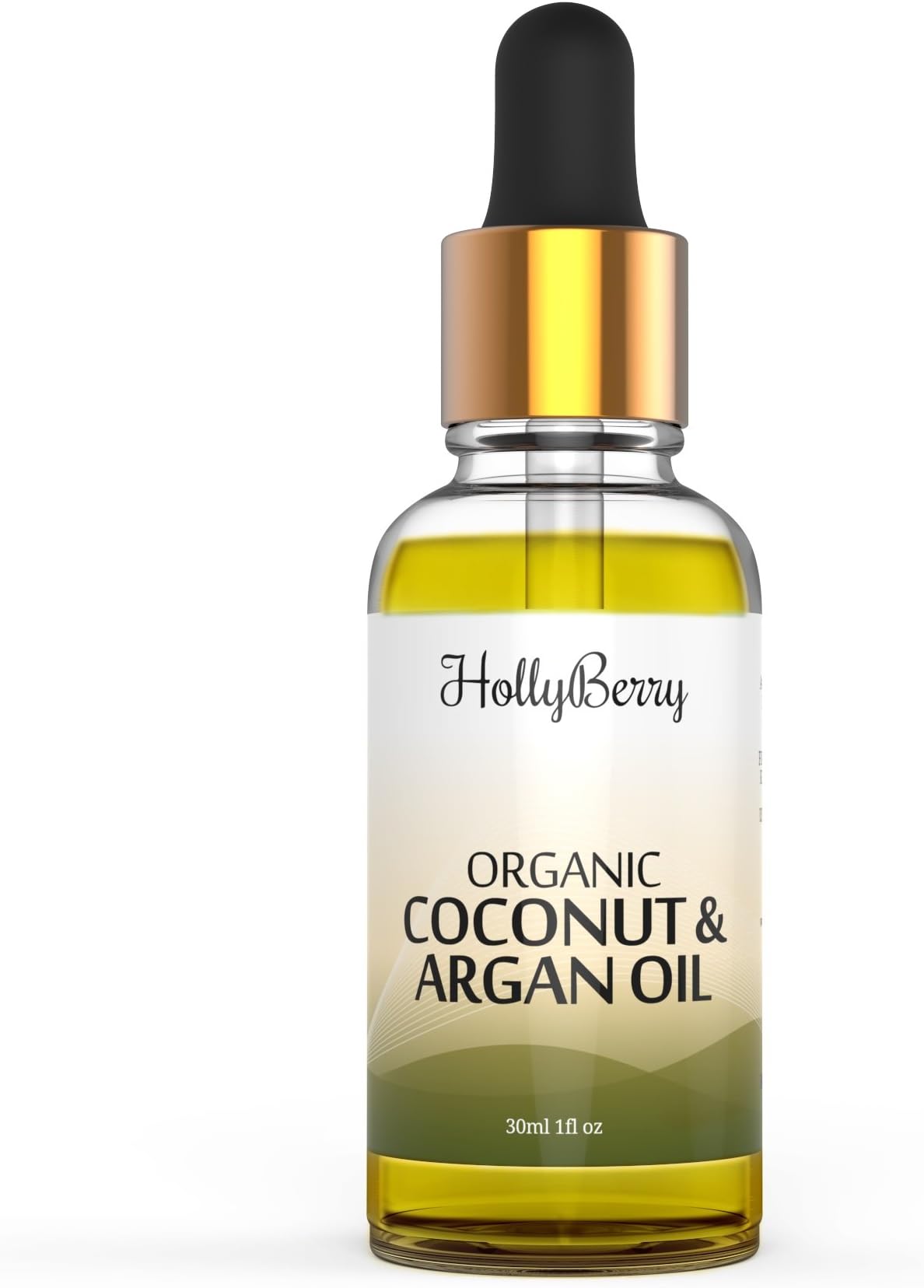 Organic Argan & Coconut Oil Dry & Damaged Hair - Skin Hydration - Nails & Bath - Stretch marks