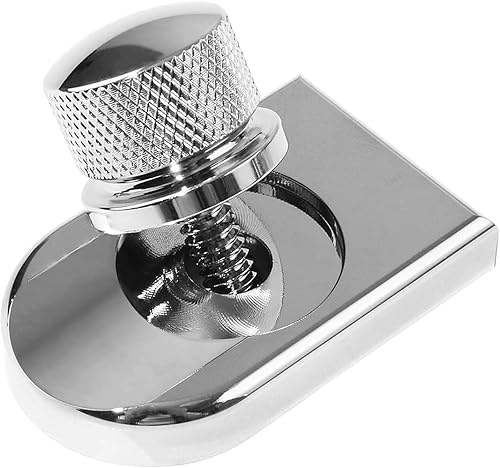 Cromo plateado para perno de asiento Harley  Pernotornillo de acero inoxidable con cubierta de perilla de montaje  Compatible con Harley-Davidson