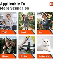 Vista 7 de Mini cámara corporal, cámara de acción para el pulgar, tamaño pequeño, montaje en cualquier lugar tamaño pulgar tamaño manos libres cámara POV