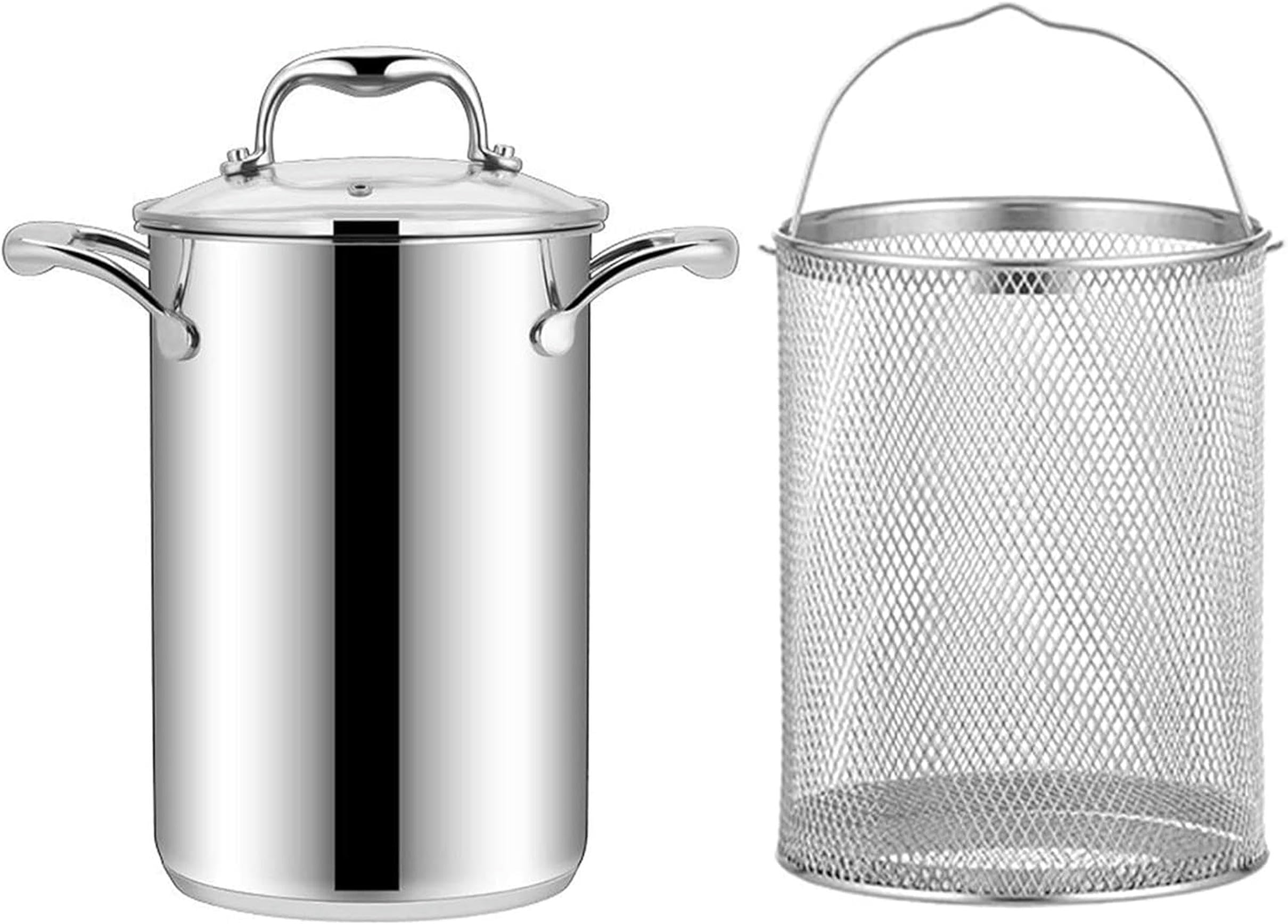 Pot d'asperges pour cuire les pâtes et légumes sans les casser