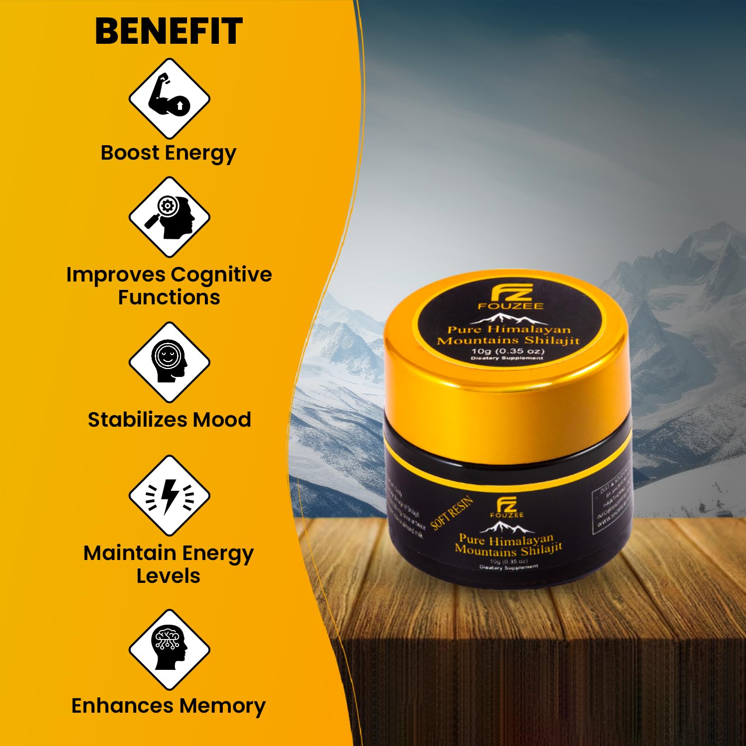 Amazon.com: Pure Himalayan Shilajit — Trace Mineral Supplement for