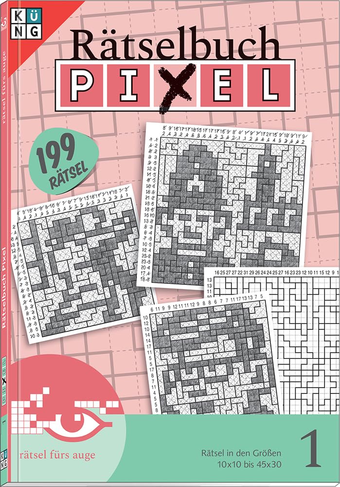 Pixel Rätselbuch 1: Rätsel fürs Auge