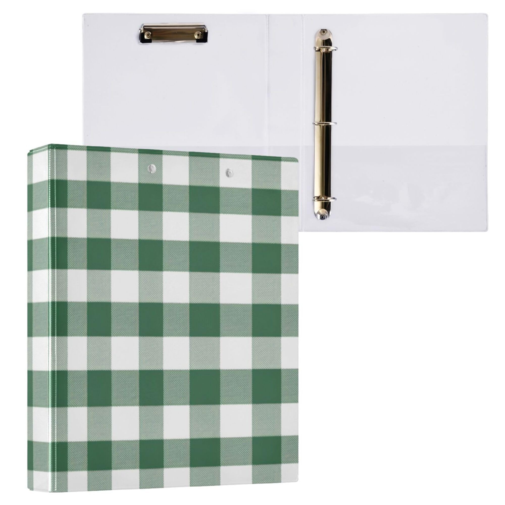 Raccoglitore a tre anelli da 12,7 cm con portablocco da 1/2 raccoglitori per la scuola, 200 fogli