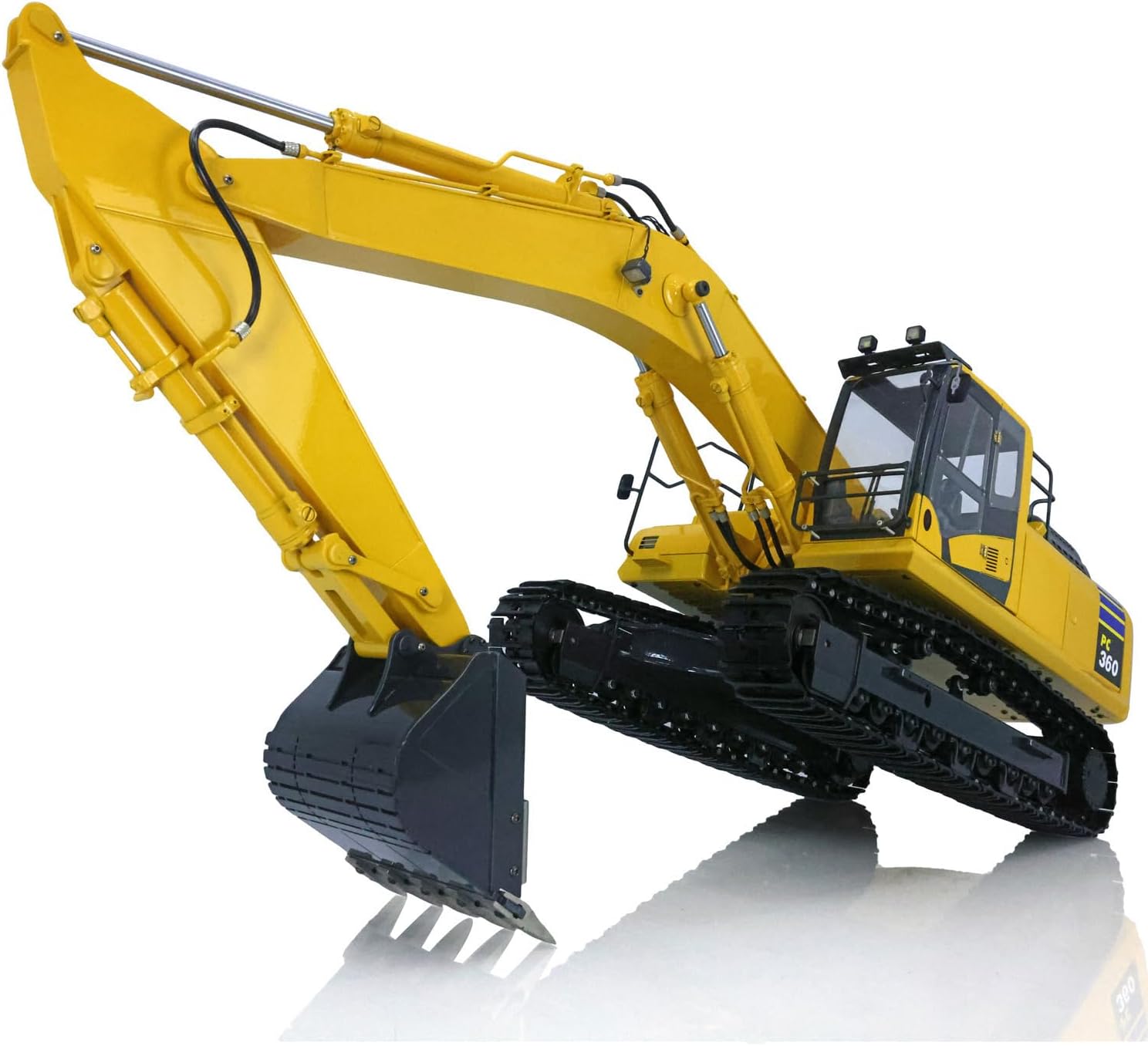 TOUCAN RC HOBBY PC360 DIM P3-11 1/12 Metal Hydraulic RC Excavator Light System Motor Servo RC Hydraulic Digger Model for Ages 14+