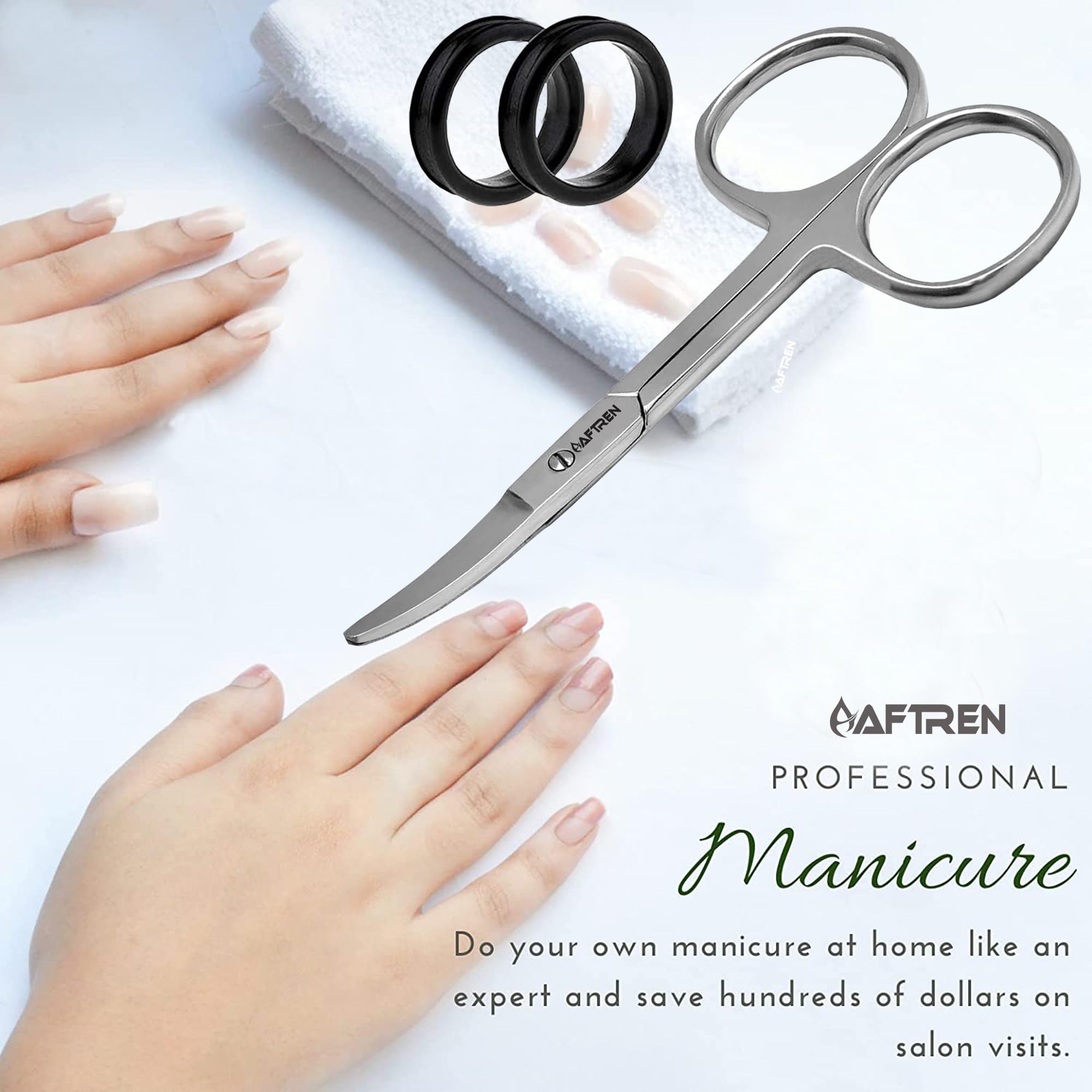Ciseaux à ongles pour bébé Coupe-ongles de sécurité Coupe-ongles pour bébé Outil de manucure pratique en acier inoxydable pour soins des ongles