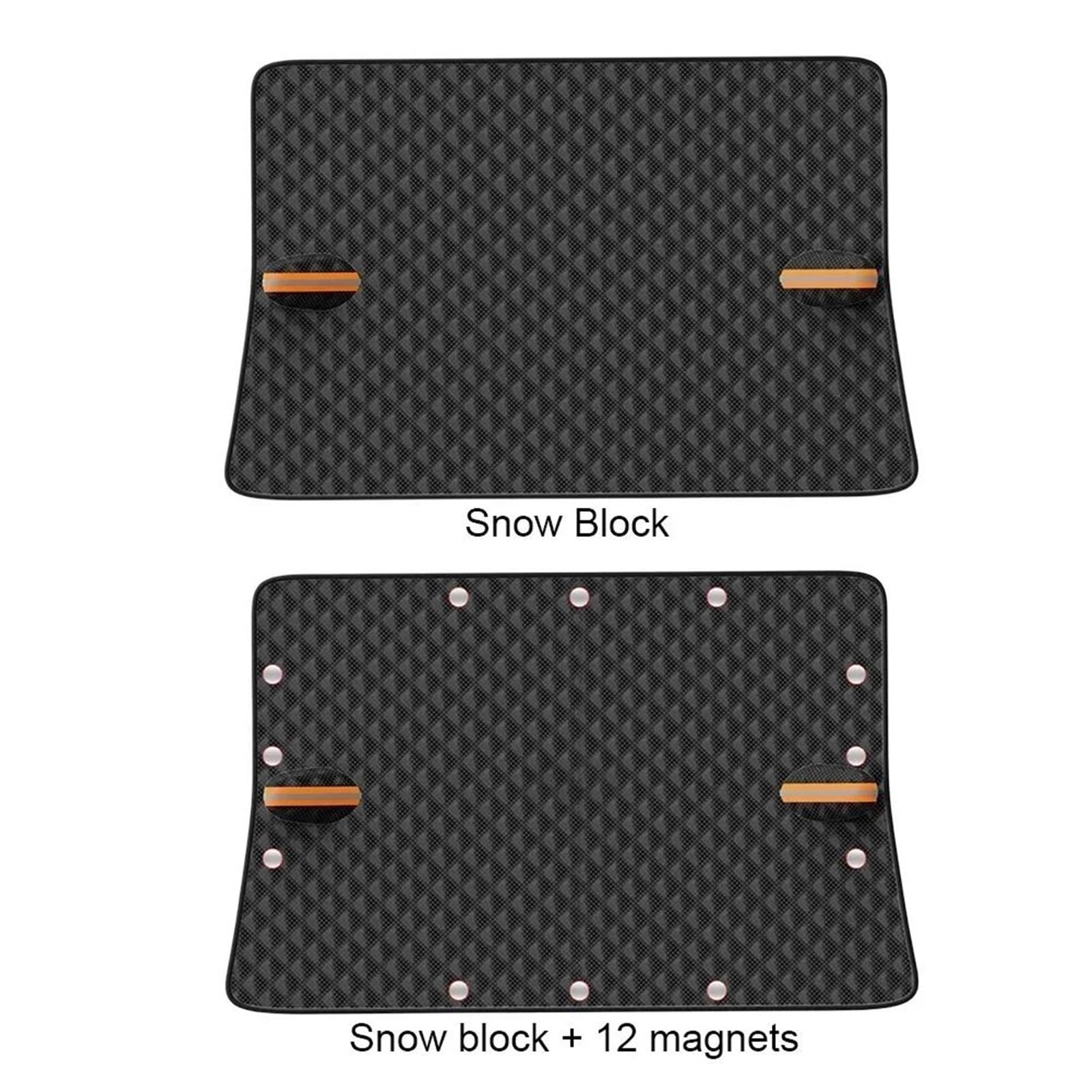 Couverture De Neige pour Voiture d'hiver, Protecteur De Pare-Brise Magnétique, Pare-Soleil en Verre De Grande Taille, Anti-Gel, Accessoires De Voiture Pare Brise Hiver pour Voiture Contre