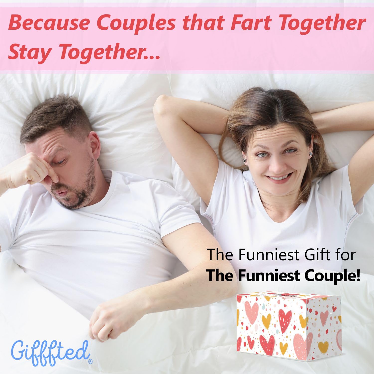 Triple Gifffted Cadeau Amusant Pour Couple Pour Noël, Anniversaire De Mariage, Fiançailles, Saint-Valentin, Petite Amie, Petit Ami, Couple, Lui Et