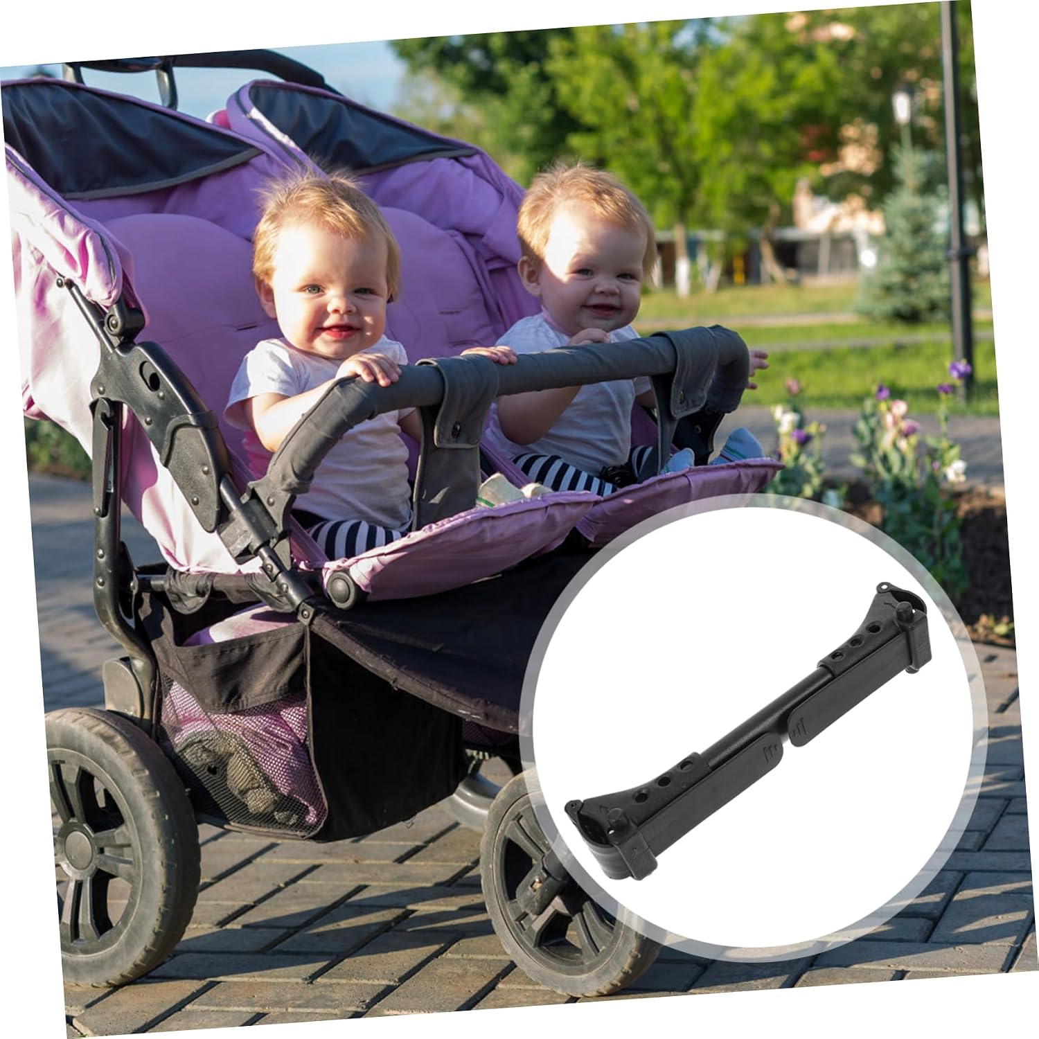 Twin Accessories for Boy Girl Stroller Connectors Heavy Duty Stroller Link