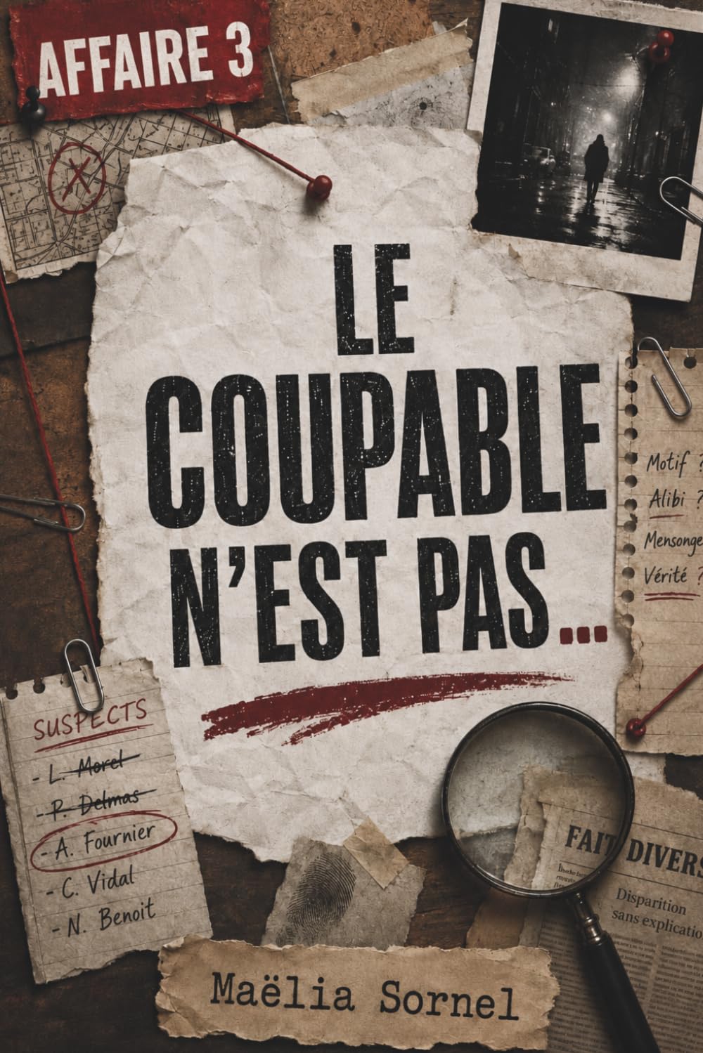 Le Coupable n’est pas…: Affaire 3 — Livre-jeu d’enquête policière avec 40 000 prénoms, 12 indices et un seul coupable à démasquer