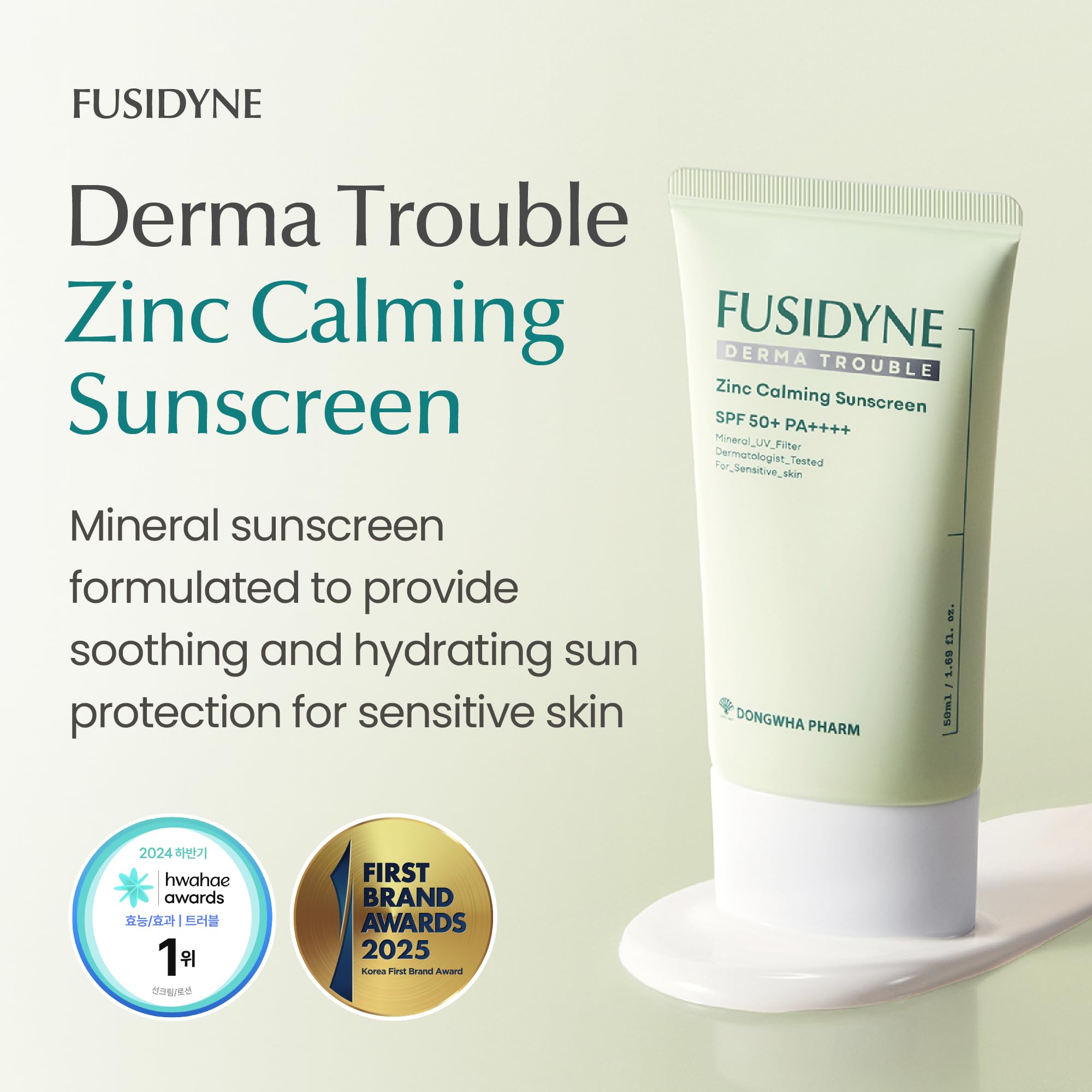 Derma Trouble Zinc Oxide Facial Sunscreen SPF 50+ PA++++, 50ml