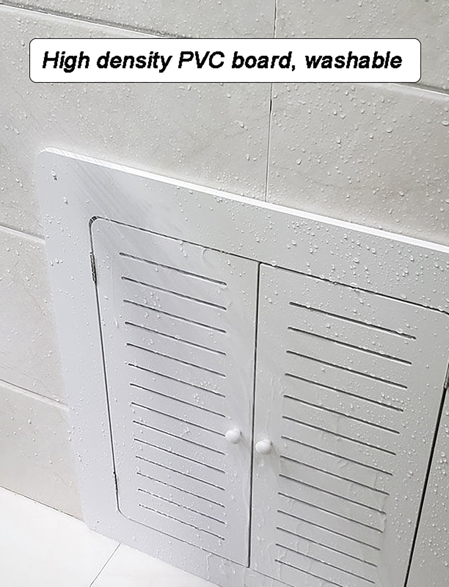 PVC-Revisionsplatte - PVC-Abdeckplatte for versenkte Rohrleitungen, for Trockenbauöffnungen, Sanitär- und Elektroinstallationen(27.5x19.7in/70x50cm)