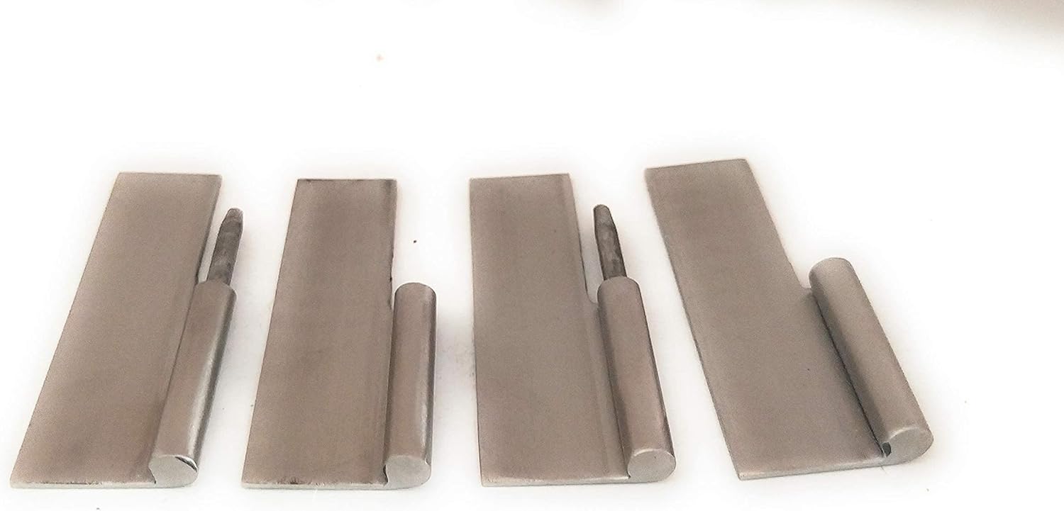 Ssiskcon 3 inch Weld on Hinge Lift Off Hinges Left Satin 32D Set of 2 Stainless Steel Hinges Pack 1