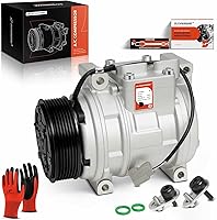 A-Premium AC Compressor with Clutch for 2002-2006 Honda CR-V 2.4L | 10PA15C Scroll, PAG46 Oil Prefilled