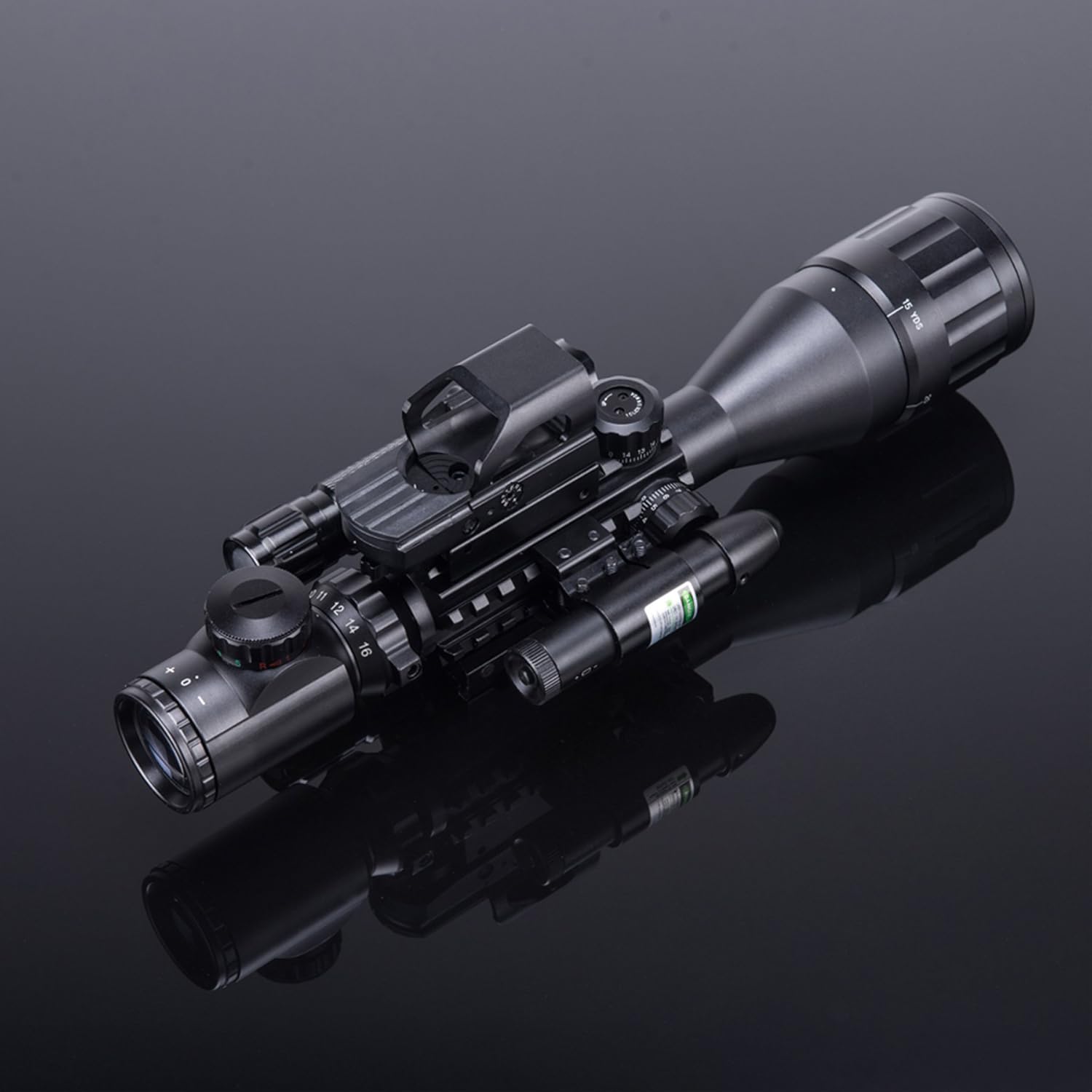 Hiram 4 16x50 Reflex Brightness Flashlight Image