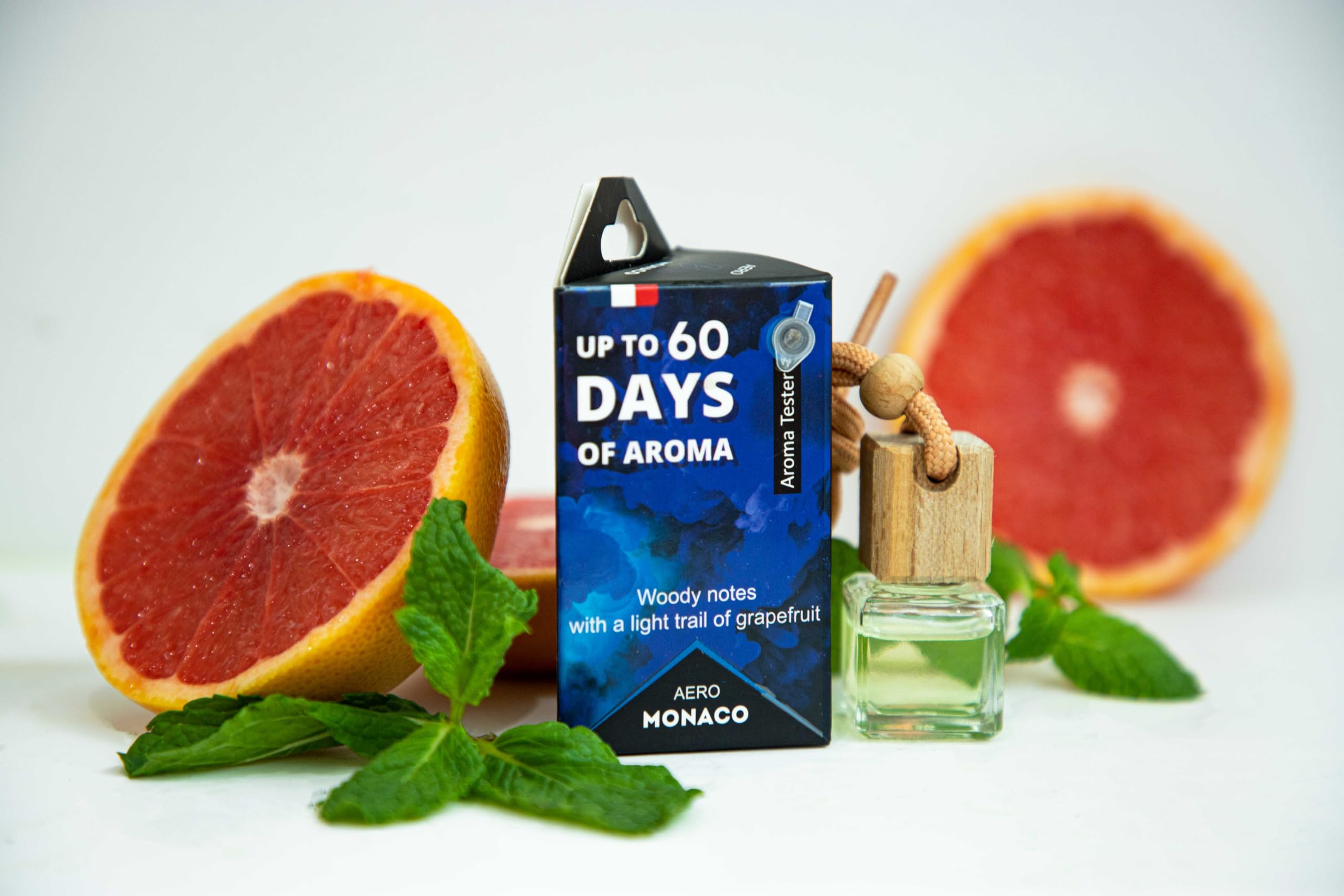 AEROLONDON Car Air Freshener, Perfume France, Car Accessories Private Blend Fragrance Oil, Luxury Essential Oil Diffusers, Air Purifiers Exquisite Aromas (MONACO)